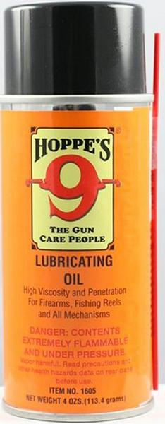 HOPPE #9 LUBE OIL AEROSOL 4oz - Carry a Big Stick Sale